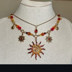 Amber Blossom Necklace