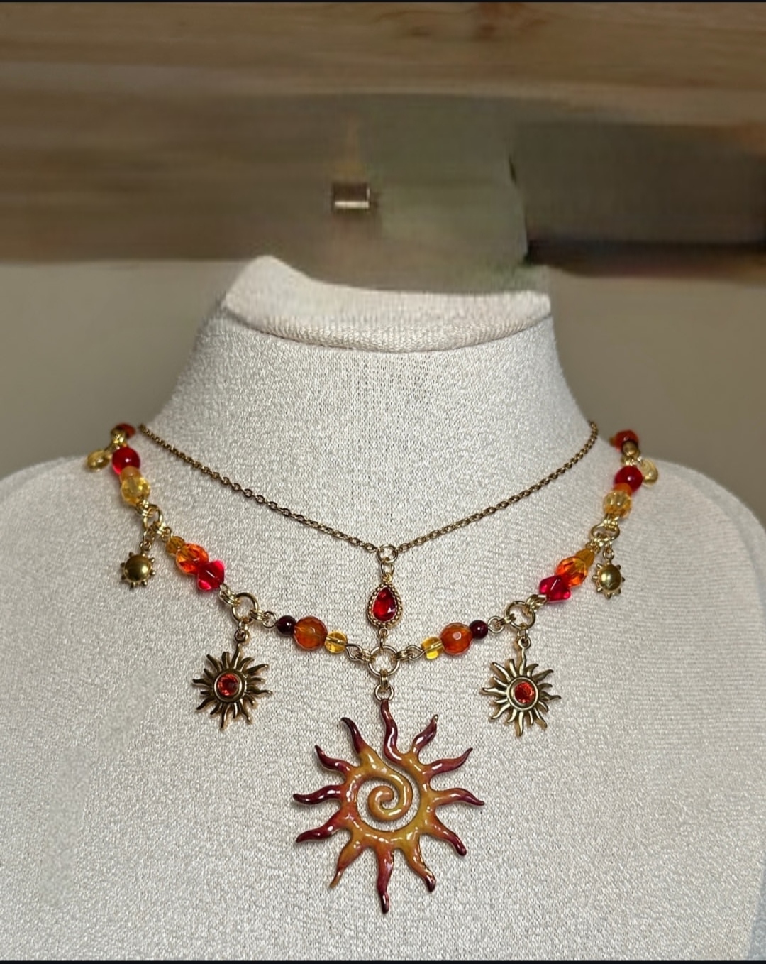 Sunfire Charm Necklace