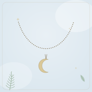 Crescent Dew Pendant